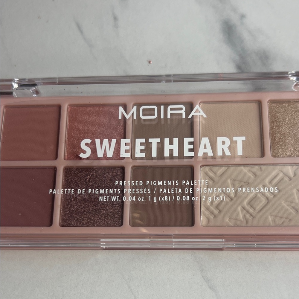 Moira Sweetheart Eyeshadow Palette - Soft Pink & Rose Tones